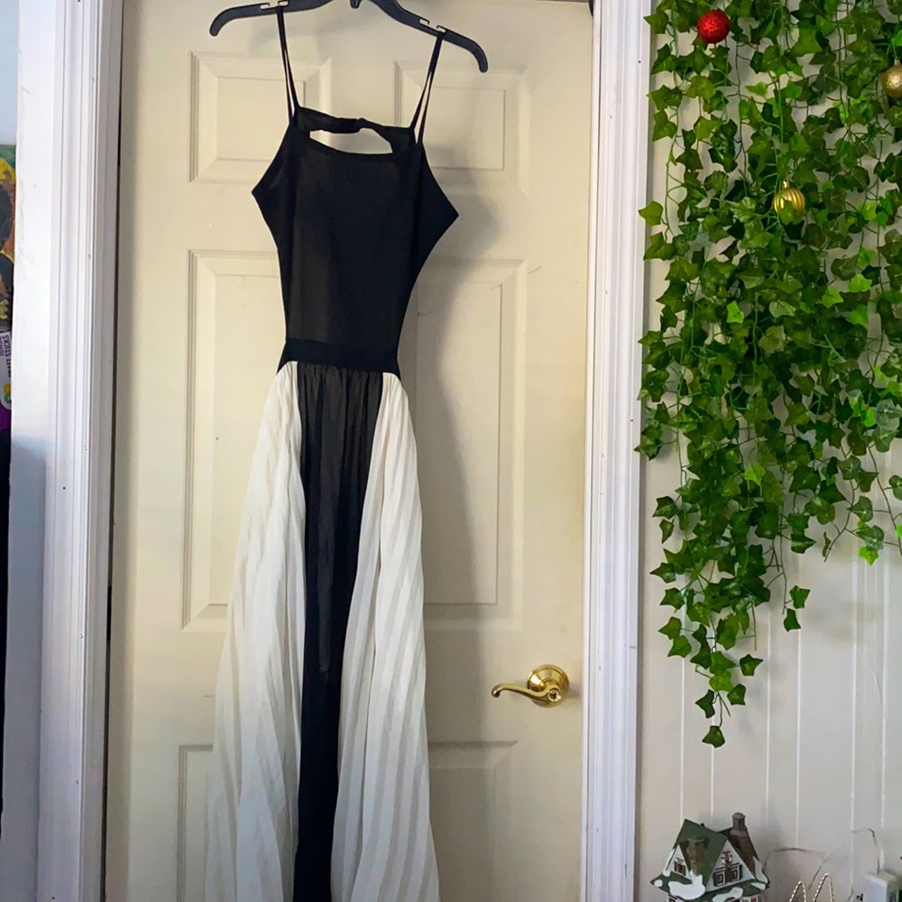 Black and white dress